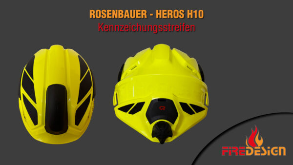 Helmstreifen Rosenbauer Heros H10