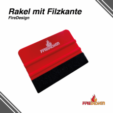 Rakel mit Filzrand