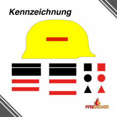 Helmkennzeichnung "Seitenbalken"
