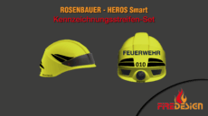 Helmstreifen Rosenbauer Heros Smart