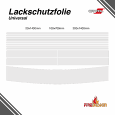 Schutzfolie für Einsatzfahrzeuge Universal-Set 2