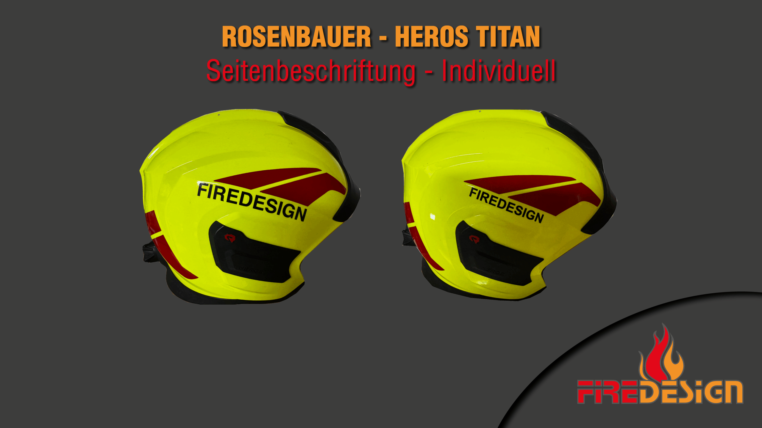 Individueller Seitenschriftzug Rosenbauer Heros Titan