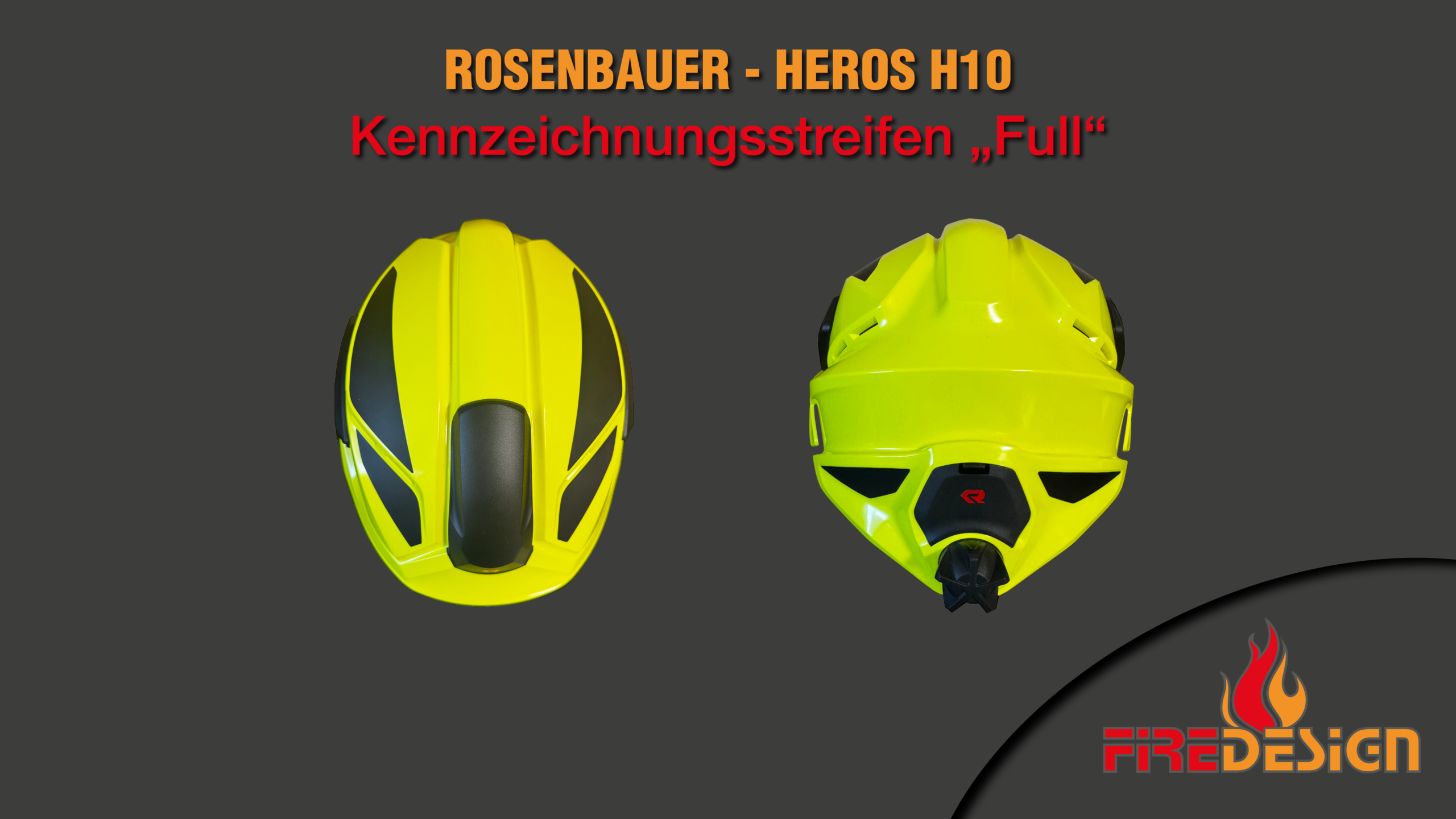 Helmstreifen Rosenbauer Heros H10 "Full"