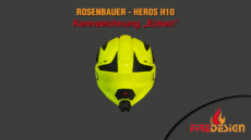 Kennzeichnung Rosenbauer Heros H10 "Doppelecken"