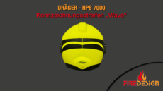 Dräger HPS7000 H1 Kennzeichnungsstreifen "Wave"
