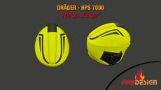 Dräger HPS7000 Kennzeichnungsstreifen-Set Wings "Edge"