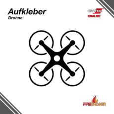 Aufkleber "Drohne"
