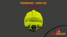 Feuerwehrname Rosenbauer Heros H30 - 1-zeilig