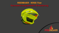 Helmstreifen Rosenbauer Heros Titan "Erweiterung"