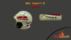 Name MSA Gallet F1XF