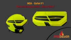 MSA F1 Kennzeichnungsstreifen "Wave"